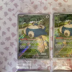 Pokemon TCG 4 Card Lot Holo Promo SVP 057 Snorlax English SEALED - Image 2