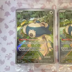 Pokemon TCG 4 Card Lot Holo Promo SVP 057 Snorlax English SEALED - Image 4