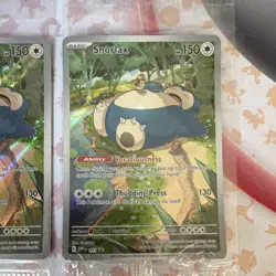 Pokemon TCG 4 Card Lot Holo Promo SVP 057 Snorlax English SEALED - Image 5