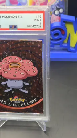 PSA 9 Vileplume #45 Topps Chrome Holo Pokemon T.V. Card 2000 - Near Mint - Image 3