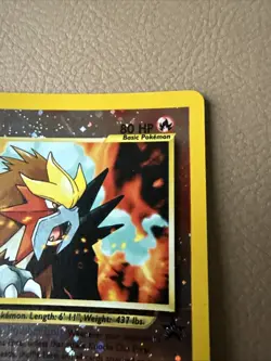 Entei #34 Black Star Reverse Holo Black Star Promo Pokemon TCG Card - Image 3