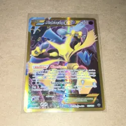 Pokemon Alakazam EX Secret Rare Full Art Holo 125/124 Fates Collide Card - Image 1