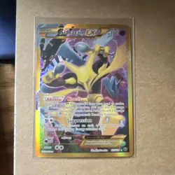Pokemon Alakazam EX Secret Rare Full Art Holo 125/124 Fates Collide Card - Image 3
