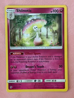 Shiinotic~Fairy~Cute Pink Pokemon~Pink & Pastel Gallery~Cute Pokemon Cards - Image 1