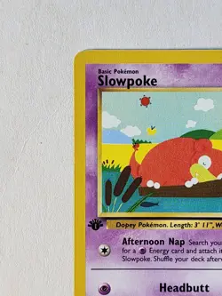 Slowpoke 67/82 1st Edition Team Rocket Rare WOTC Vintage TCG Pokemon Card - Image 2