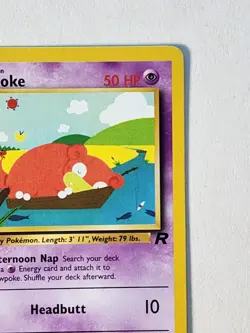 Slowpoke 67/82 1st Edition Team Rocket Rare WOTC Vintage TCG Pokemon Card - Image 3