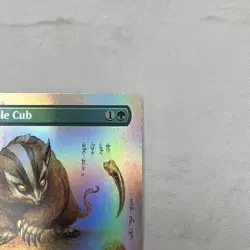 Magic: The Gathering Badgermole Cub Borderless *Foil* (NM) Avatar #0326 - Image 2