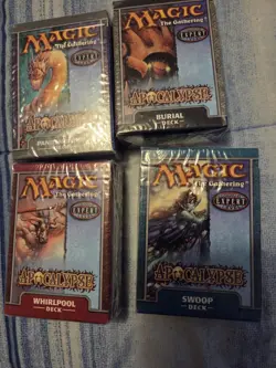 mtg apocalypse Whirlpool, Pandemonium, Swoop And Burial Decks - Image 1