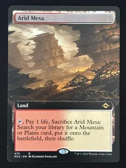 1x MTG Arid Mesa (Extended Art) - Modern Horizons 2 (MH2) #475 - Magic - Image 1
