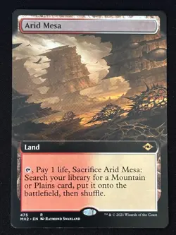 1x MTG Arid Mesa (Extended Art) - Modern Horizons 2 (MH2) #475 - Magic - Image 3