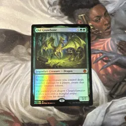 Old Gnawbone - Foil - Legendary Creature - Adventures Forgotten Realms - MTG - Image 1