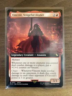 Vincent, Vengeful Atoner Extended Art R Regular #157 | Final Fantasy FIC | MTG - Image 1