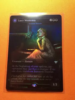 MTG Magic The Gathering Lucy Westenra LP Foil VOW Dracula Vampire - Image 1