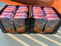 Lot of 20 Pokemon TCG Mega Evolution: Ascended Heroes Mini Tin Brand New Sealed - Image 1