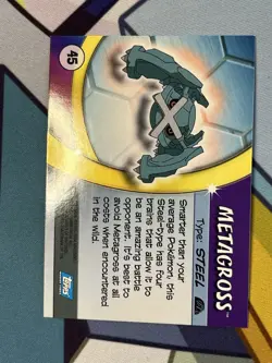 Topps (HOLO) Metagross Pokemon Advanced Challenge Card #45 (2004) - Image 2