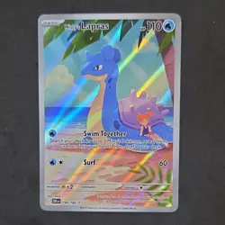 Pokemon Misty's Lapras 194/182 Sv10: Destined Rivals Illustration Rare Holo Card - Image 1