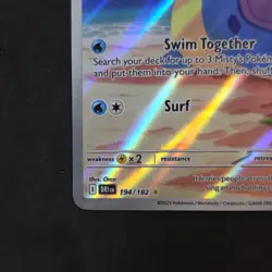 Pokemon Misty's Lapras 194/182 Sv10: Destined Rivals Illustration Rare Holo Card - Image 3