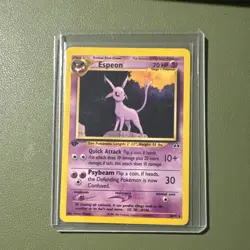 Pokemon Espeon Neo Discovery 20/75 Regular Rare 70 HP 2001 English - Image 1