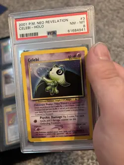 Neo revelation Celebi 3/64 2001 Holo - PSA 8 - Pokemon Card - Image 1
