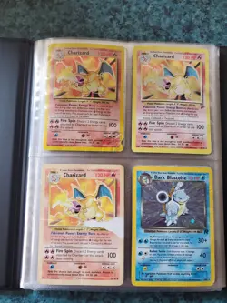 Pokemon Binder Collection Lot 56 Cards Charizard Blastoise Mewtwo Rayquaza - Image 1