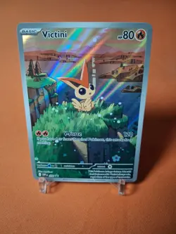Pokemon TCG Victini 208 Scarlet & Violet Black Star Promos - Image 1