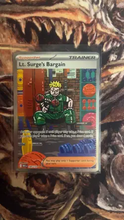 Lt. Surge’s Bargain 185/132 NM Mega Evolution Pokemon - Image 1