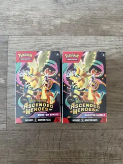 Pokemon TCG: Mega Evolution-Ascended Heroes Booster Bundle X2 IN HAND - Image 1