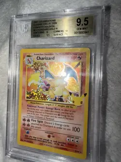 🔥 POKEMON CHARIZARD CELEBRATIONS CLASSIC 4/102 BGS GEM MINT 🔥 With Subgrades - Image 2