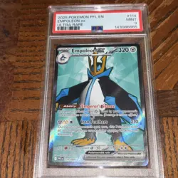 2025 POKEMON EN PHANTASMAL FLAMES 114/094 EMPOLEON ex ULTRA RARE - Image 1