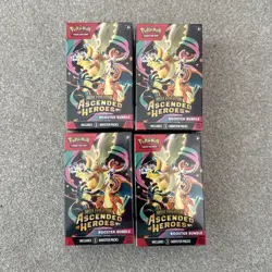 4x Pokemon TCG: Mega Evolution-Ascended Heroes Booster Bundle (6 Packs) - Image 1