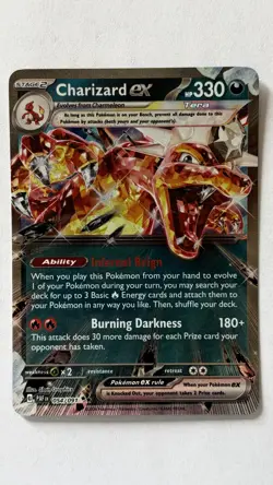 Pokemon TCG - Charizard ex 054/091 Double Rare -S&V Paldean Fates-NM-MT - Image 1