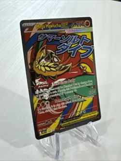 Pokemon TCG Mega Hawlucha EX 268/217 Attack Rare Full Art Ascended Heroes - Image 2