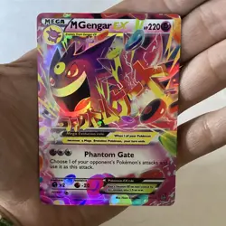 Pokemon TCG M Gengar EX Ultra Rare Mega Full Art Holo XY Phantom Forces 35/119 - Image 3
