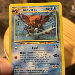 Pokemon TCG Neo Discovery Kabutops 25/75 Non Holo LP - Image 5