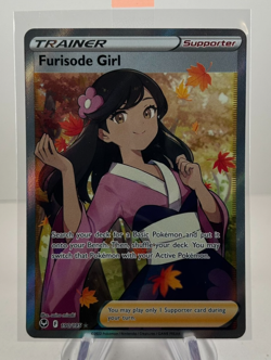 Furisode Girl 190/195 - Pokemon Silver Tempest Ultra Rare NM - Image 1
