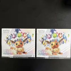 Pokemon Prismatic Evolutions Elite Trainer Box 2 Box set. SAME DAY SHIP - Image 1