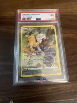 PSA 9 MINT 2022 POKEMON SWSH FA/PIKACHU LOST ORIGIN TG05/TG30 - Image 1