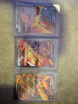 Team Rocket's Moltres ex SIR Stamped PROMO SET SIR 229/182 208/182 031/182 - Image 1