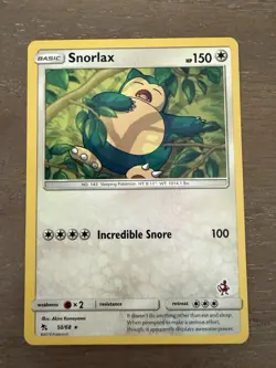 Snorlax 50/68 - Battle Academy - Mewtwo Stamp - Pokemon - Image 1