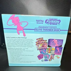 Pokemon Center Elite Trainer Box Pokemon TCG Fusion Strike Mew English 2021 - Image 3