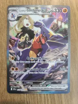 Pokemon Cynthia's Garchomp ex Destined Rivals Special Illustration Rare 232/182 - Image 1