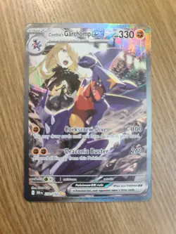 Pokemon Cynthia's Garchomp ex Destined Rivals Special Illustration Rare 232/182 - Image 3