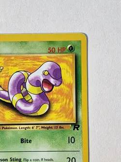 Ekans 56/82 Team Rocket 1st Edition Pokemon - Image 3