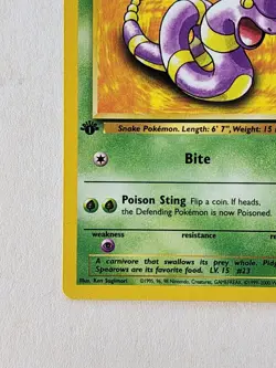 Ekans 56/82 Team Rocket 1st Edition Pokemon - Image 5