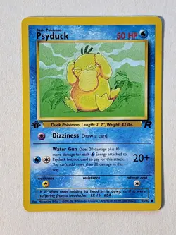 Psyduck 1st Edition Pokemon TCG Team Rocket #65/82 Excellent Condition - Image 1