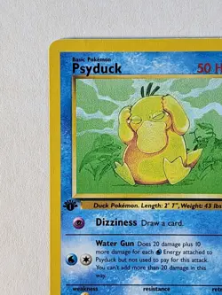Psyduck 1st Edition Pokemon TCG Team Rocket #65/82 Excellent Condition - Image 2