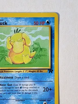 Psyduck 1st Edition Pokemon TCG Team Rocket #65/82 Excellent Condition - Image 5