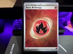 BASIC FIRE ENERGY HOLO 010 SCARLET & VIOLET ENERGIES POKEMON NM - Image 1
