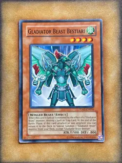 Yugioh Gladiator Beast Bestiari TU01-EN016 Common LP - Image 1
