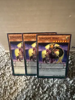 3X Lunalight Wolf - SHVI-EN012 - Common - 1st Edition Near Mint Ayasachive - Image 1